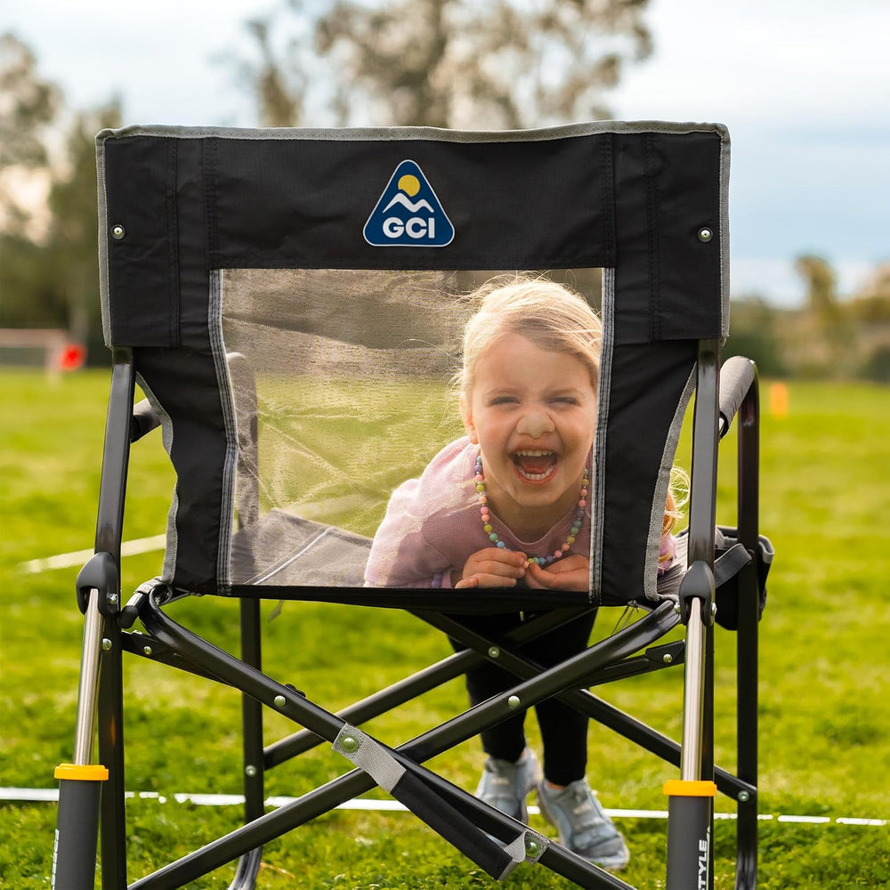 GCI Outdoor Freestyle Rocker Camping Chair - Black