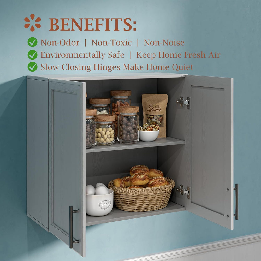 12" D x 24" W x 22" H Kitchen Cabinet Wall Cabinets, Laundry R...