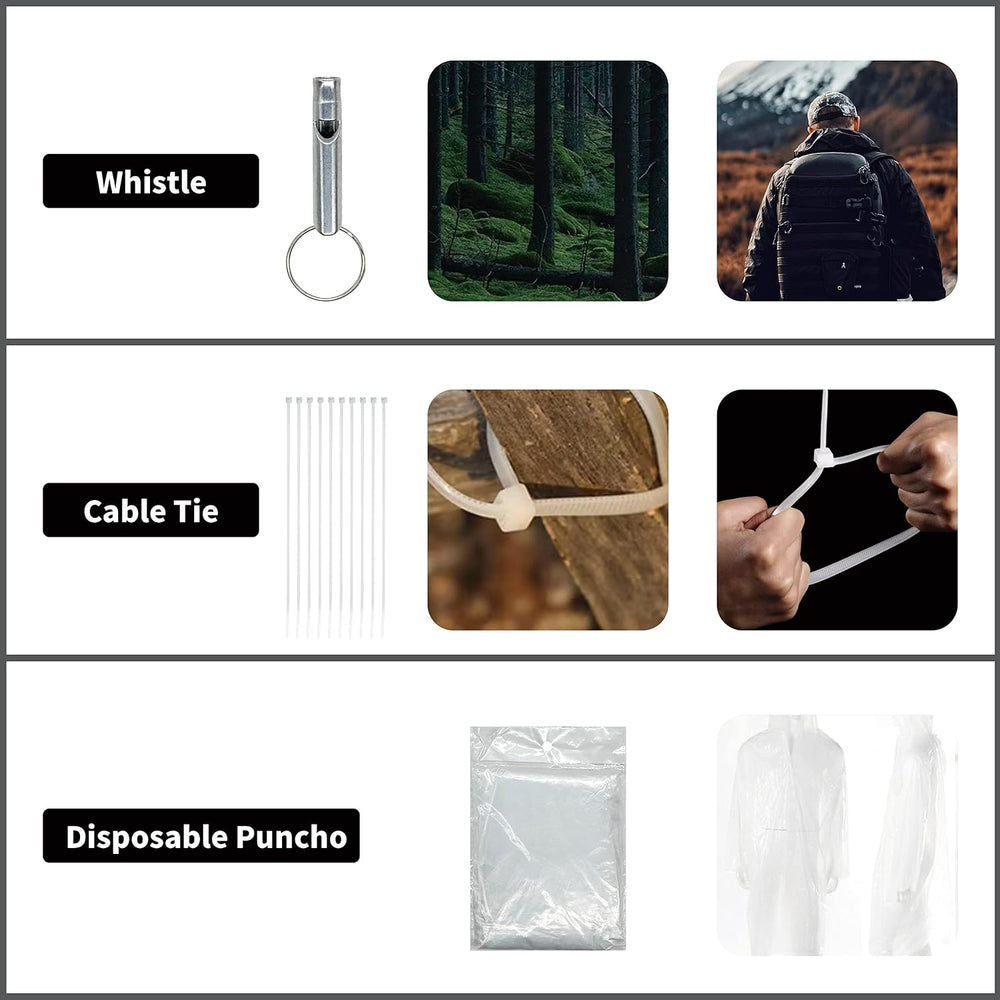 RHINO RESCUE Survival First Aid Kit for Hiking, Backpacking