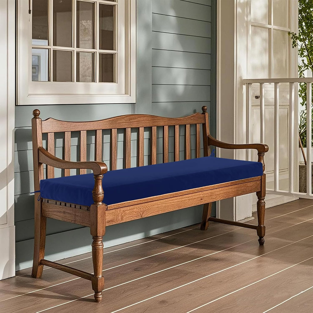 Outdoor Bench Cushion Waterproof 48"x18" – Fade-Resistant Patio Fur...