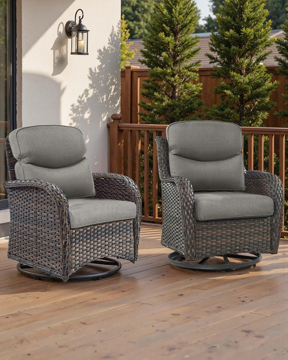 Pop 22x25/22x24 Outdoor Cushions for Patio Couch Chairs Set of 3 - High Back ...