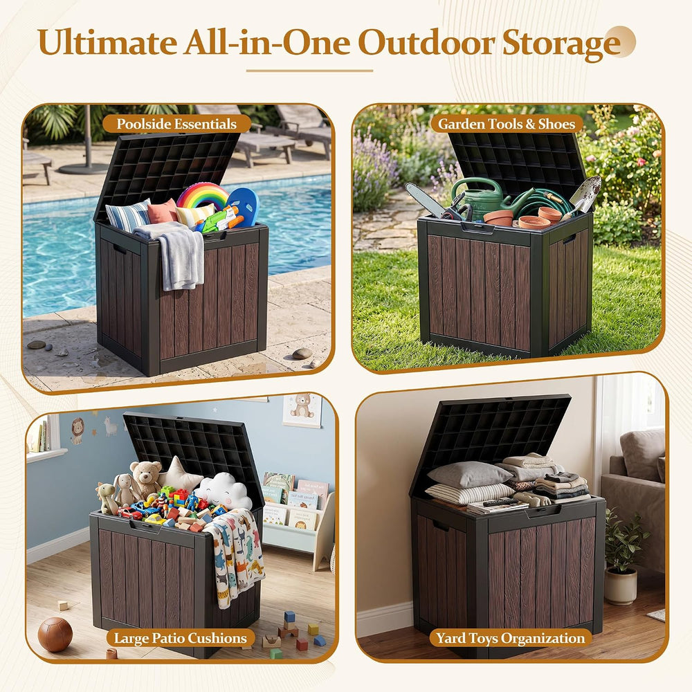 EFU Outdoor Storage Deck Box (55 Gallon, Gen 2) UV-Resistant