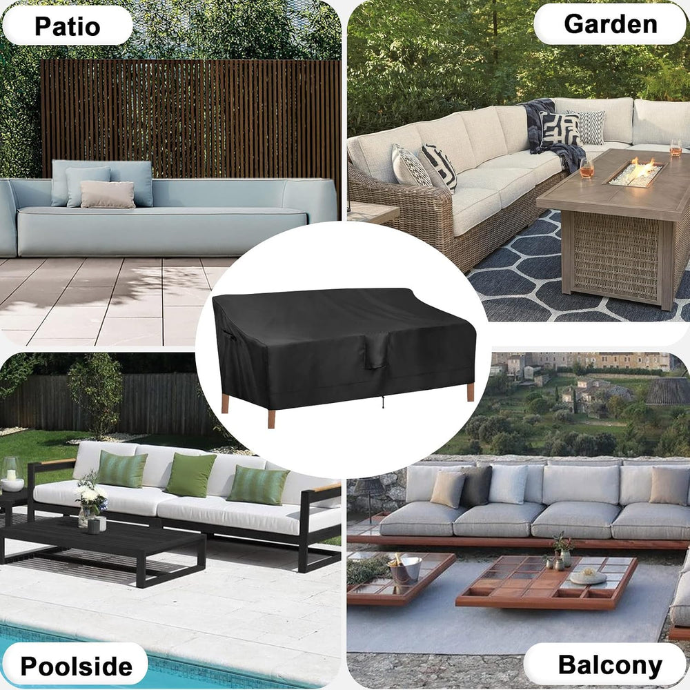 OutdoorLines Outdoor Waterproof Loveseat Couch Cover