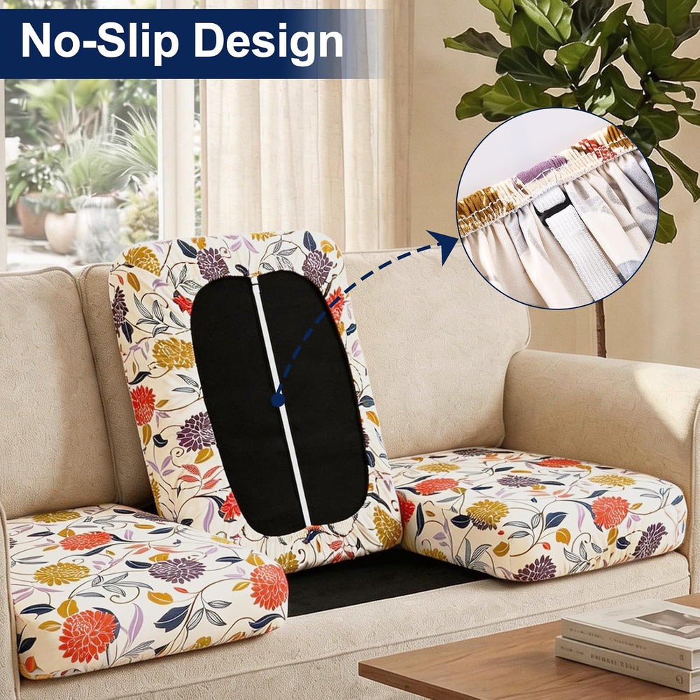 Smiry Waterproof Patio Cushion Covers, Stretch Outdoor Furniture Covers