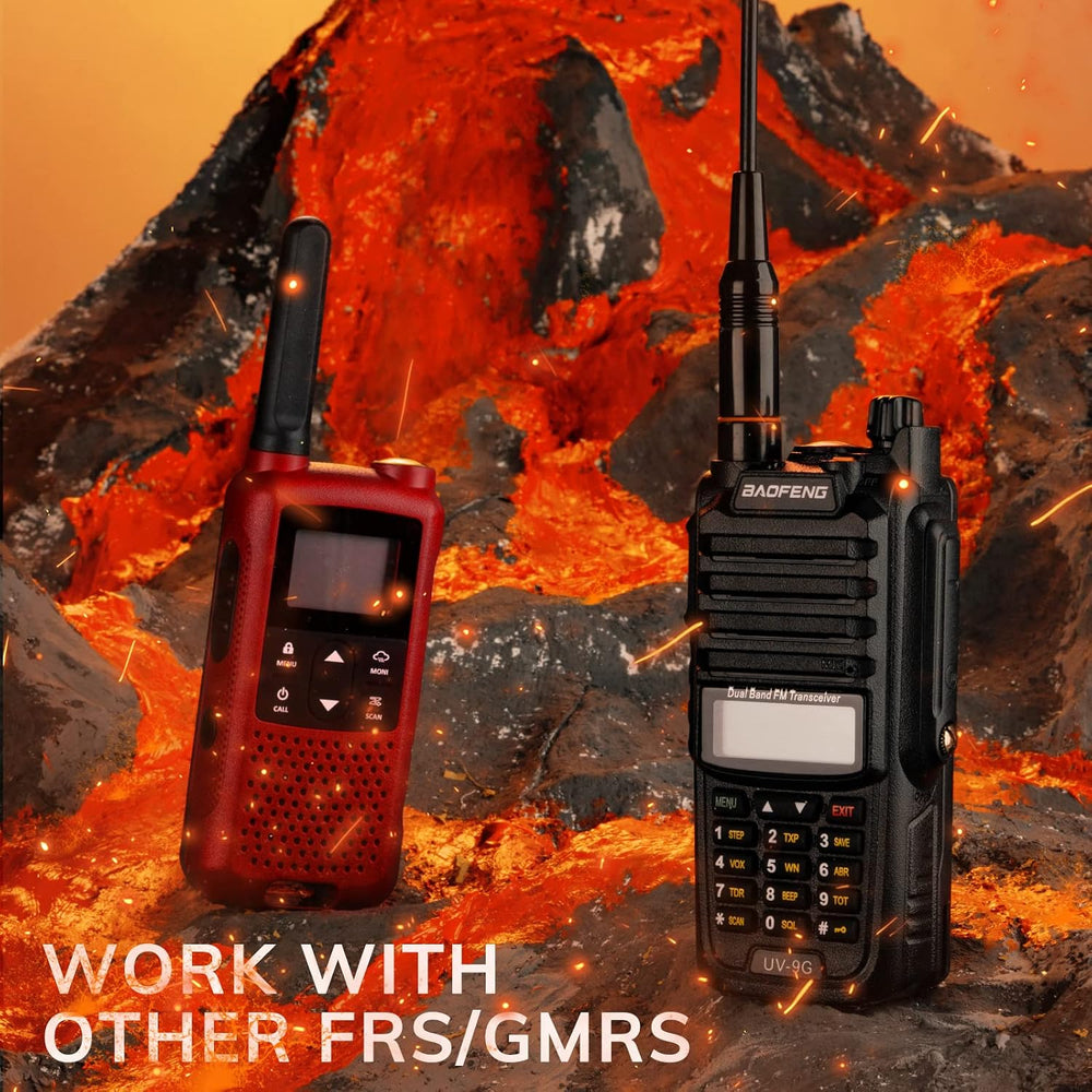 BAOFENG UV-9G GMRS Handheld Radio, Waterproof Walkie Talkies IP67, 1 Pack