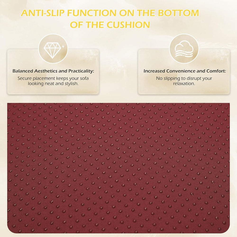 HOMREST Outdoor Replacement Cushions for Patio Furniture,Water-Repellent Sofa...