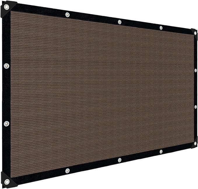 Sun Shade Cloth with Grommets,90% UV Protection Shade Fabric,Pergola Shade Co...
