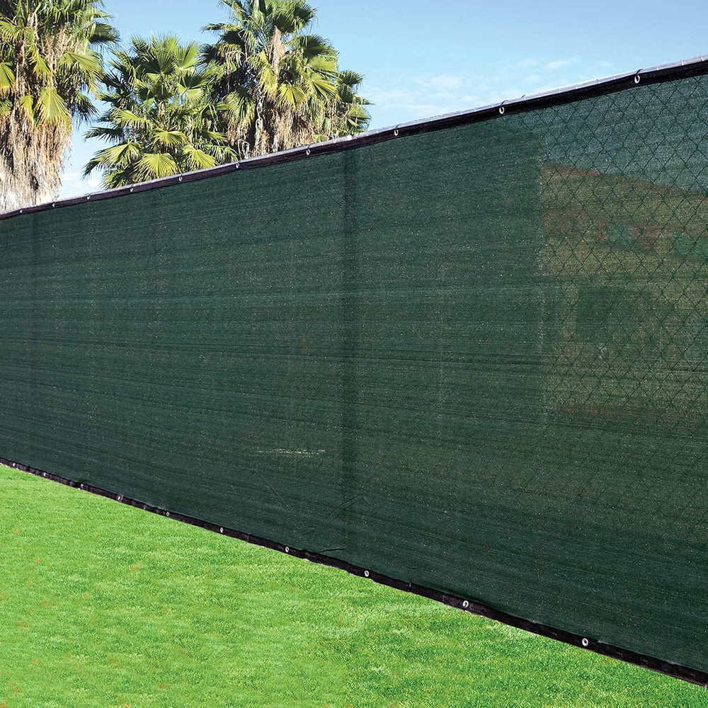 4'x50' 4ft Tall 3rd Gen Olive Green Fence Privacy Screen Windscreen F...