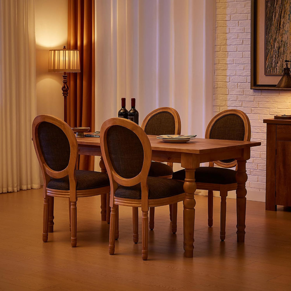 French Country Dining Chairs, Upholstered Dining Chairs Set of 2
