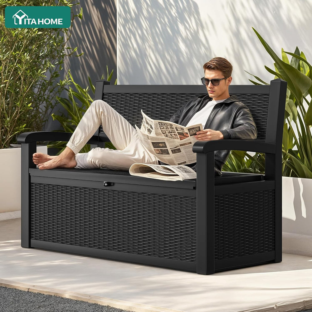 YITAHOME 70 Gallon Deck Bench with Storage
