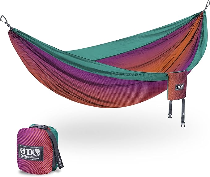 ENO, Eagles Nest Outfitters DoubleNest Lightweight Camping Hammock, 1 to 2 Pe...