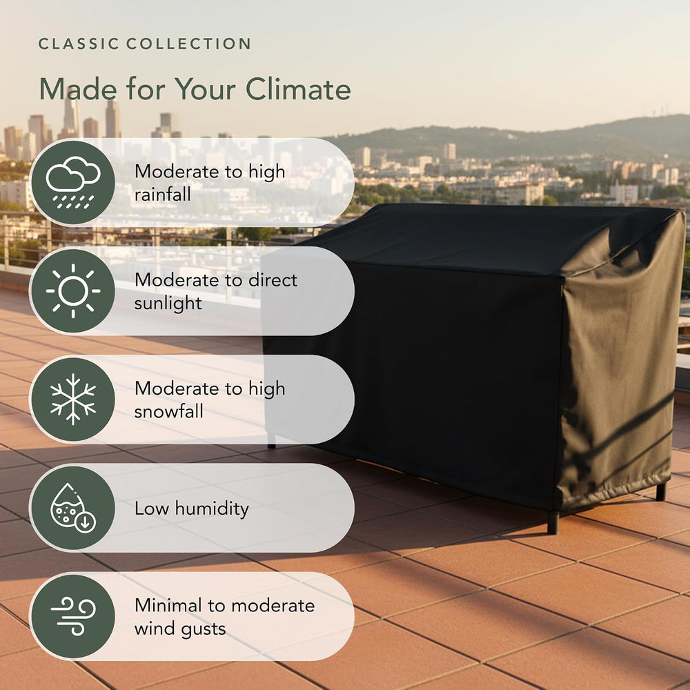 Covermates Classic Outdoor Glider Cover - 52W"x32D"x34H" - Wat...