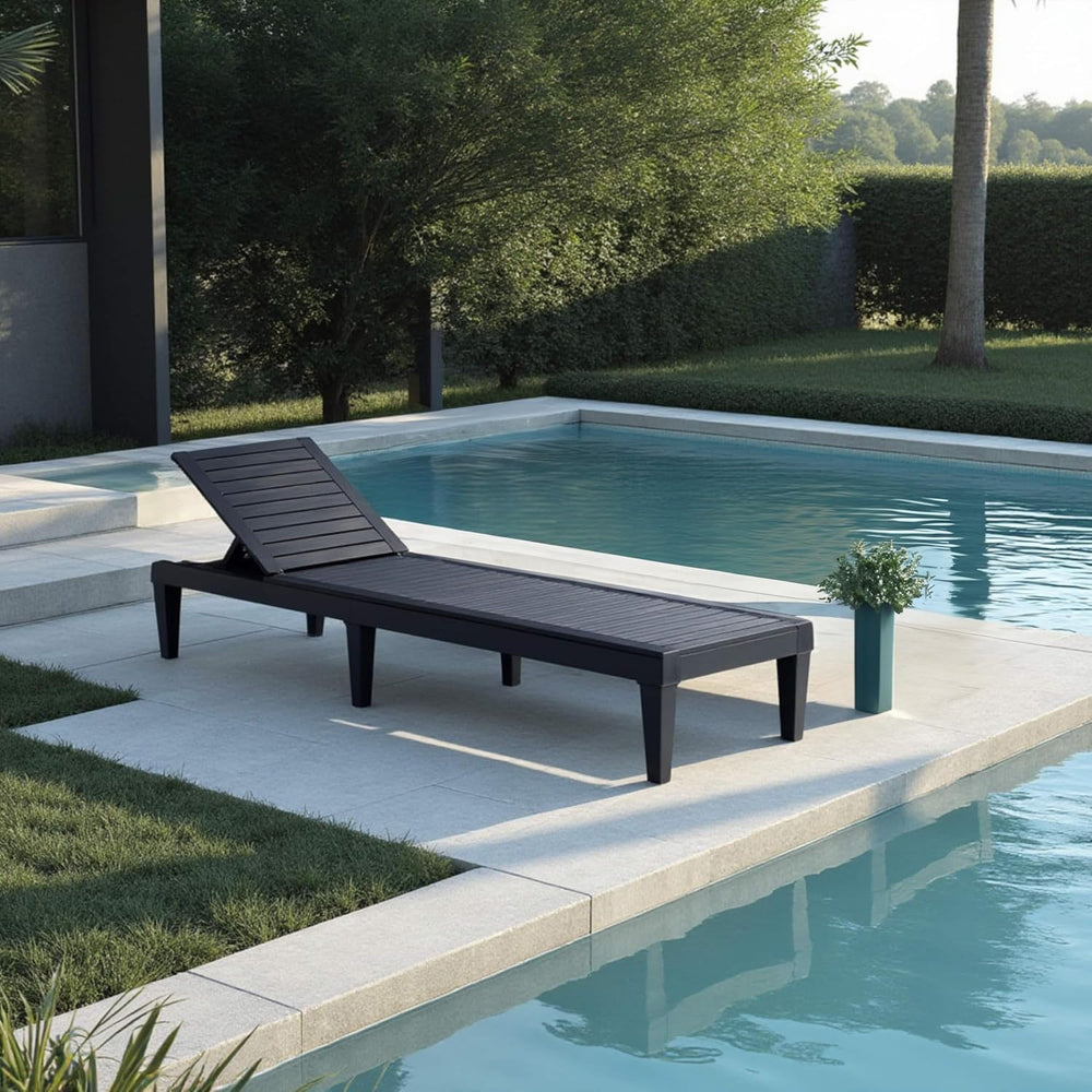 Nestl Patio Lounge Chair Outdoor, Sun Tanning Chair, Chaise Lounge Outdoor