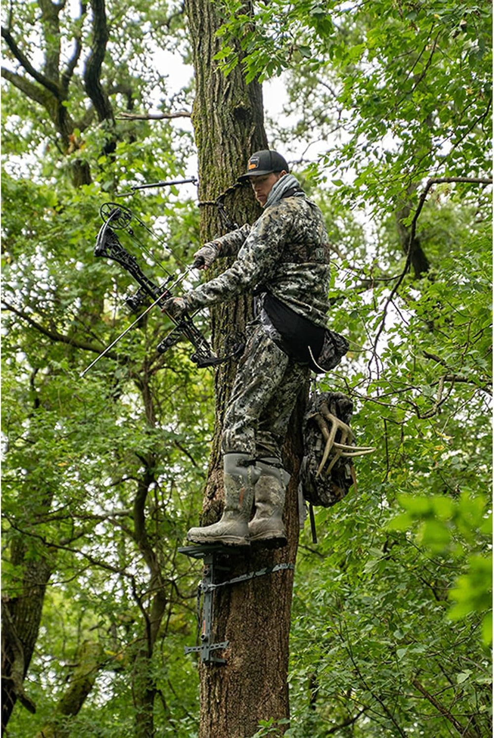 Hawk Helium Hammock Small Tree Stand Platform with Quiet Step, 10 x 6 Inch