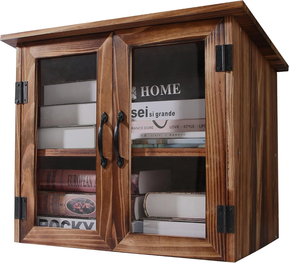 WONFUlity Library Box Outdoor,Free Library Box Little Outdoor Book Storage,Wo...
