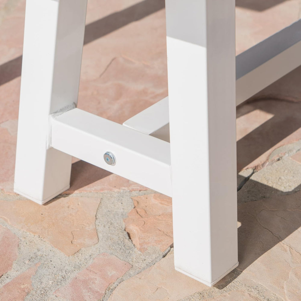 Christopher Knight Home Carlisle Outdoor Acacia Wood Dining Bench with Metal ...