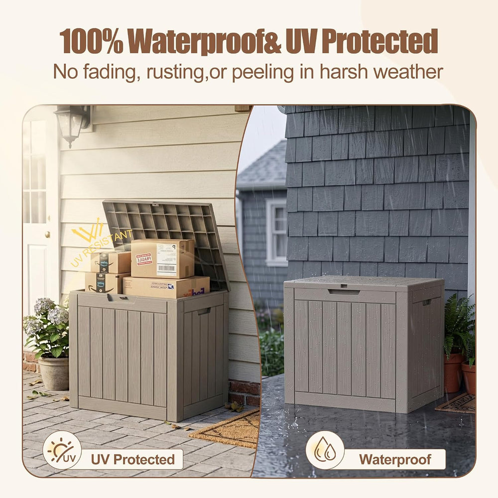 Package Delivery Boxes for Outside, 40 Gallon Outdoor Storage Box