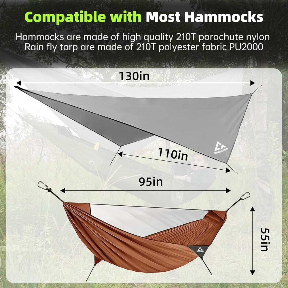 Camping Hammock Mosquito Net with Rain Fly