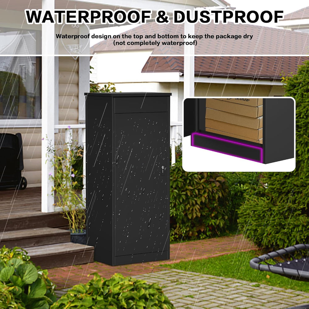 Extra-Large Outdoor Package Delivery Box,19.7" x 16.1" x 50",W...