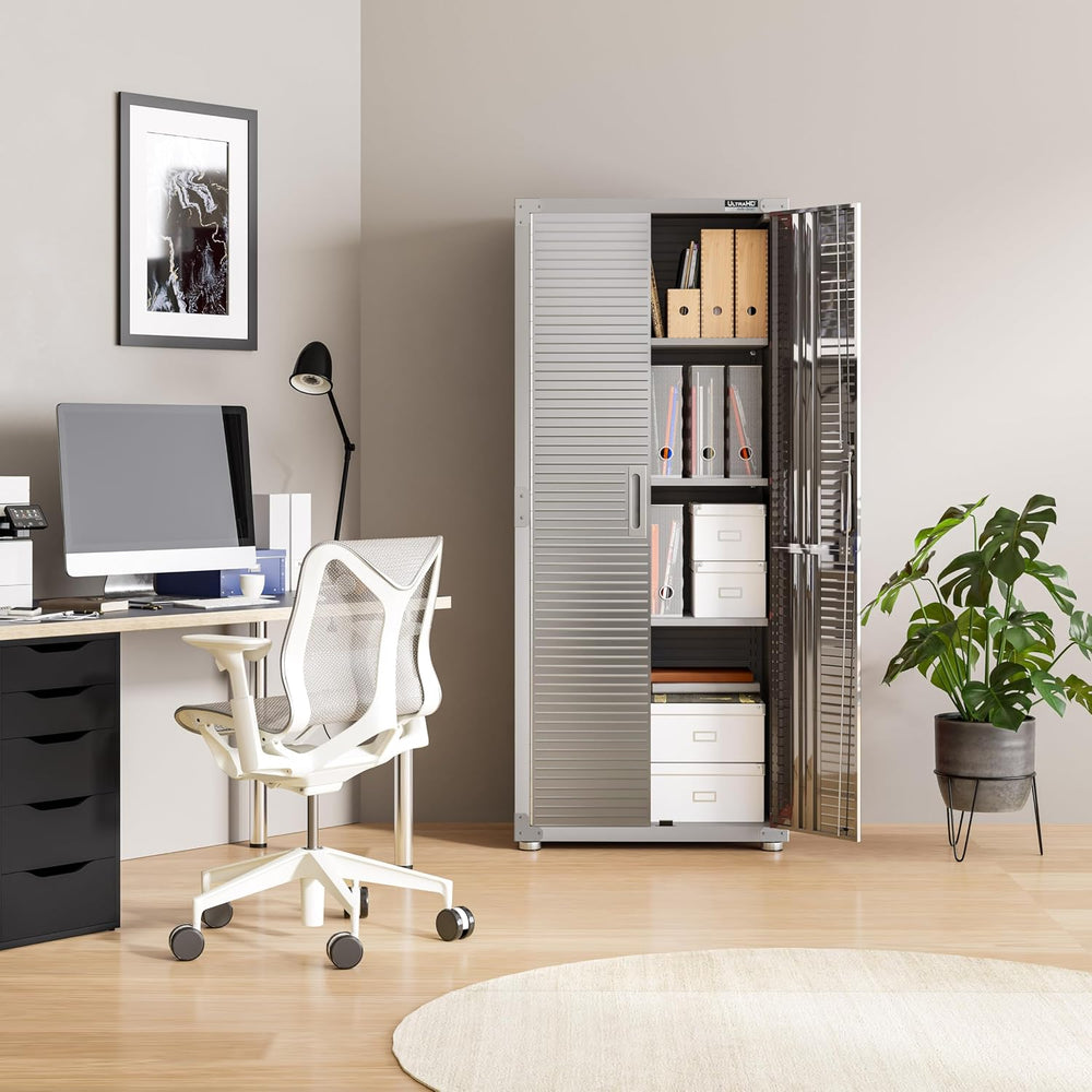 Seville Classics UltraHD Solid Steel Lockable Metal Storage Cabinet Locker Or...