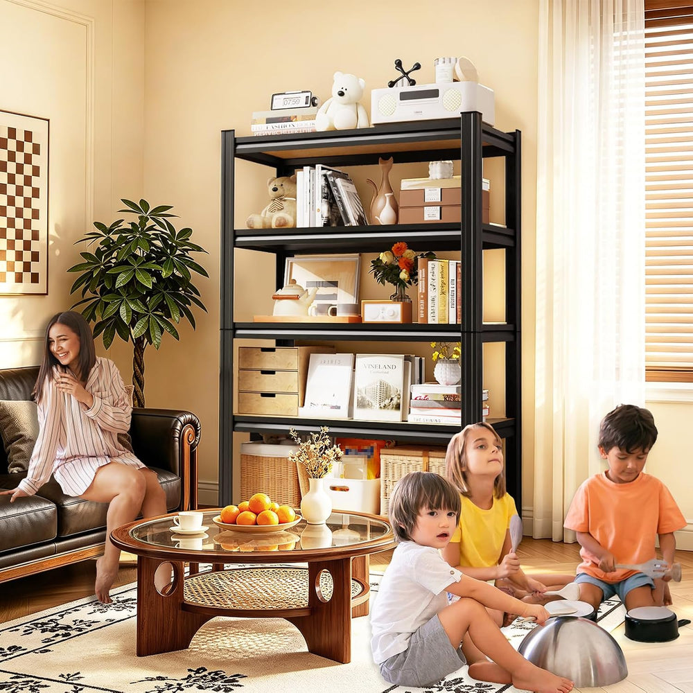 Garage Shelving 5 Tier Storage Shelves Adjustable Shelf 78"Hx45.6"W...