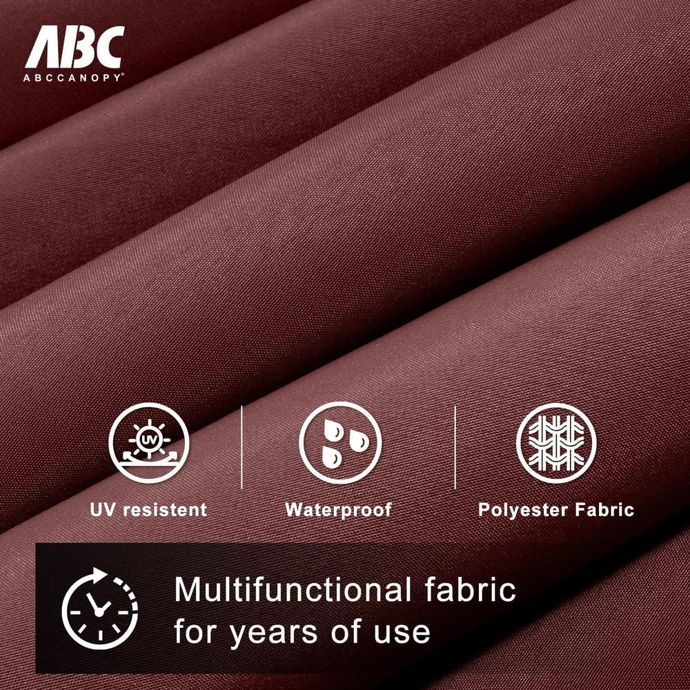 ABCCANOPY 10FT Cantilever Offset Hanging Patio Umbrella