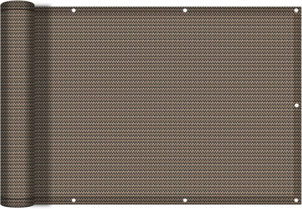 3' x 16' Brown Balcony Privacy Screen