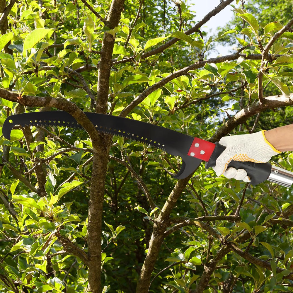 VINGLI 26FT Manual Pole Saw for Tree Trimming, Extendable Tree Pruner, Sharp ...