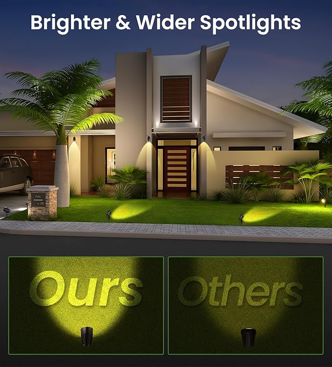 MEIKEE 7W 800lm Low Voltage Landscape Lights, 12V 24V LED Landscape Lighting ...