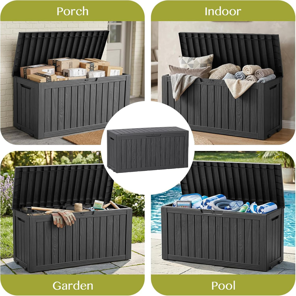 Vixzen 130 Gal Package Delivery Box Lockable Outdoor Storage Boxes