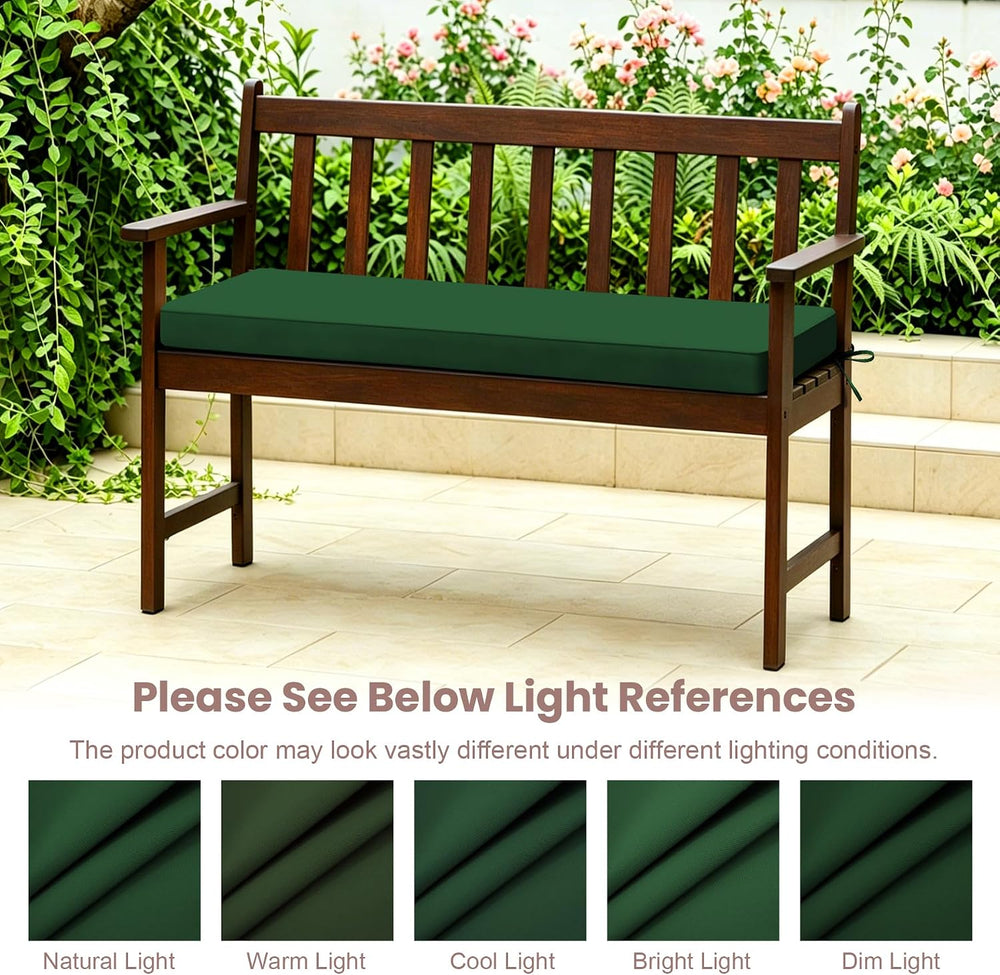 Outdoor Bench Cushions for Outdoor Furniture, 48x18 Inch, Waterproof Patio Fu...