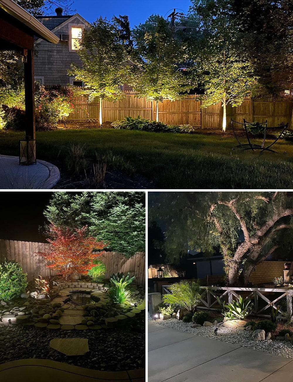 SUNVIE Low Voltage Landscape Lights Landscape Lighting with Connector 8Pack |...
