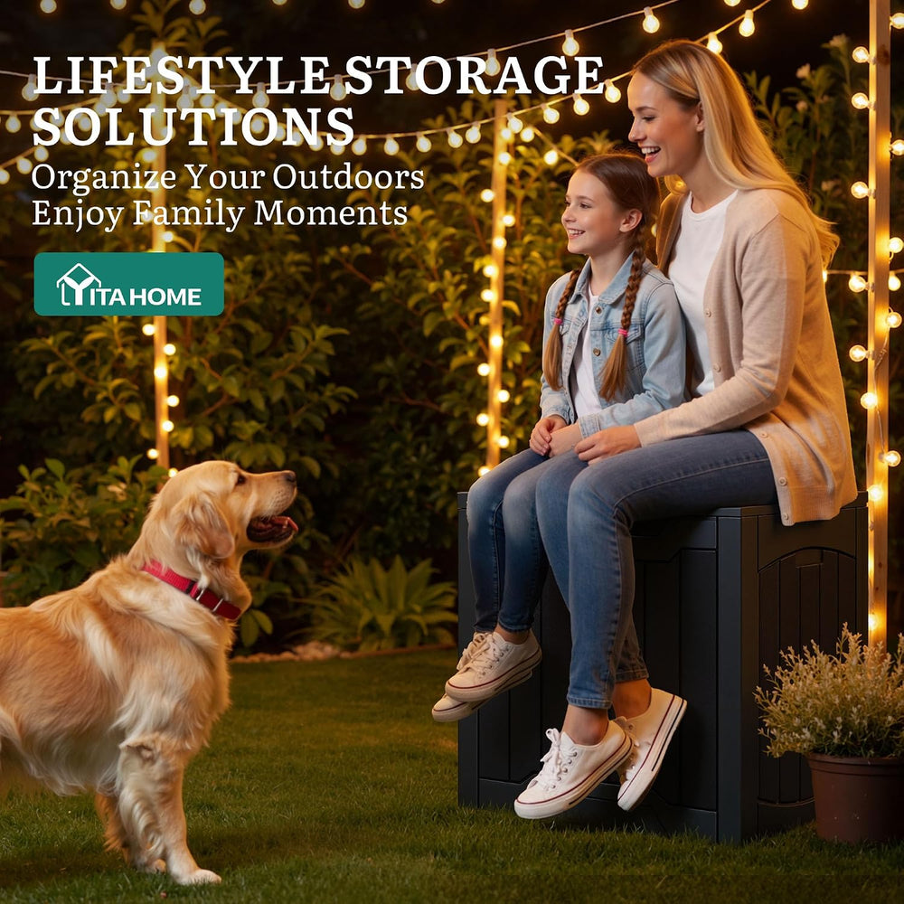 YITAHOME 31 Gallon Deck Boxes Set of 2