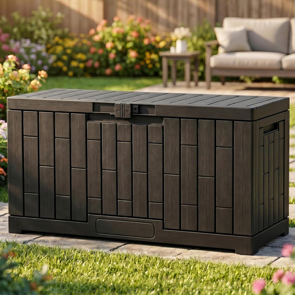 YITAHOME 60 Gallon Resin Deck Box