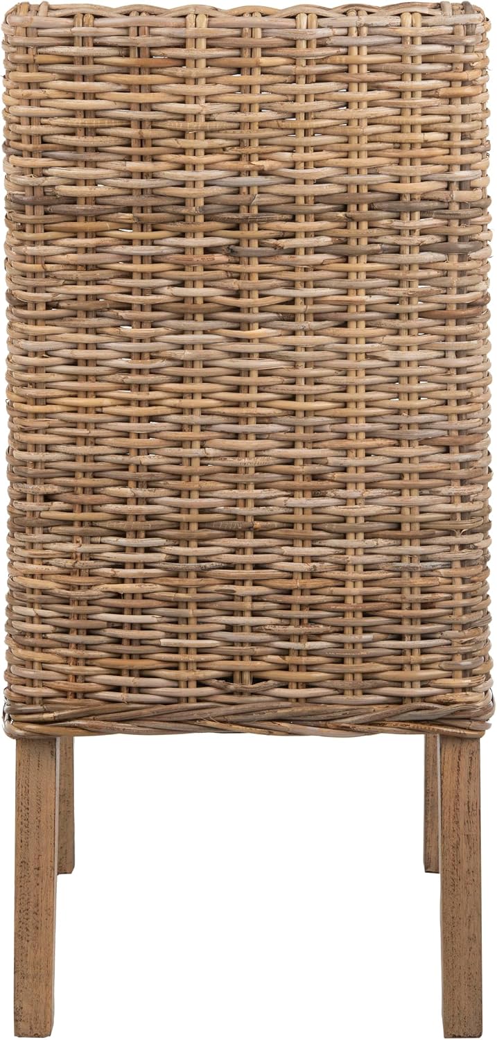 SAFAVIEH Suncoast Wood Accent Chair Set of 2, 20" FOX6503B