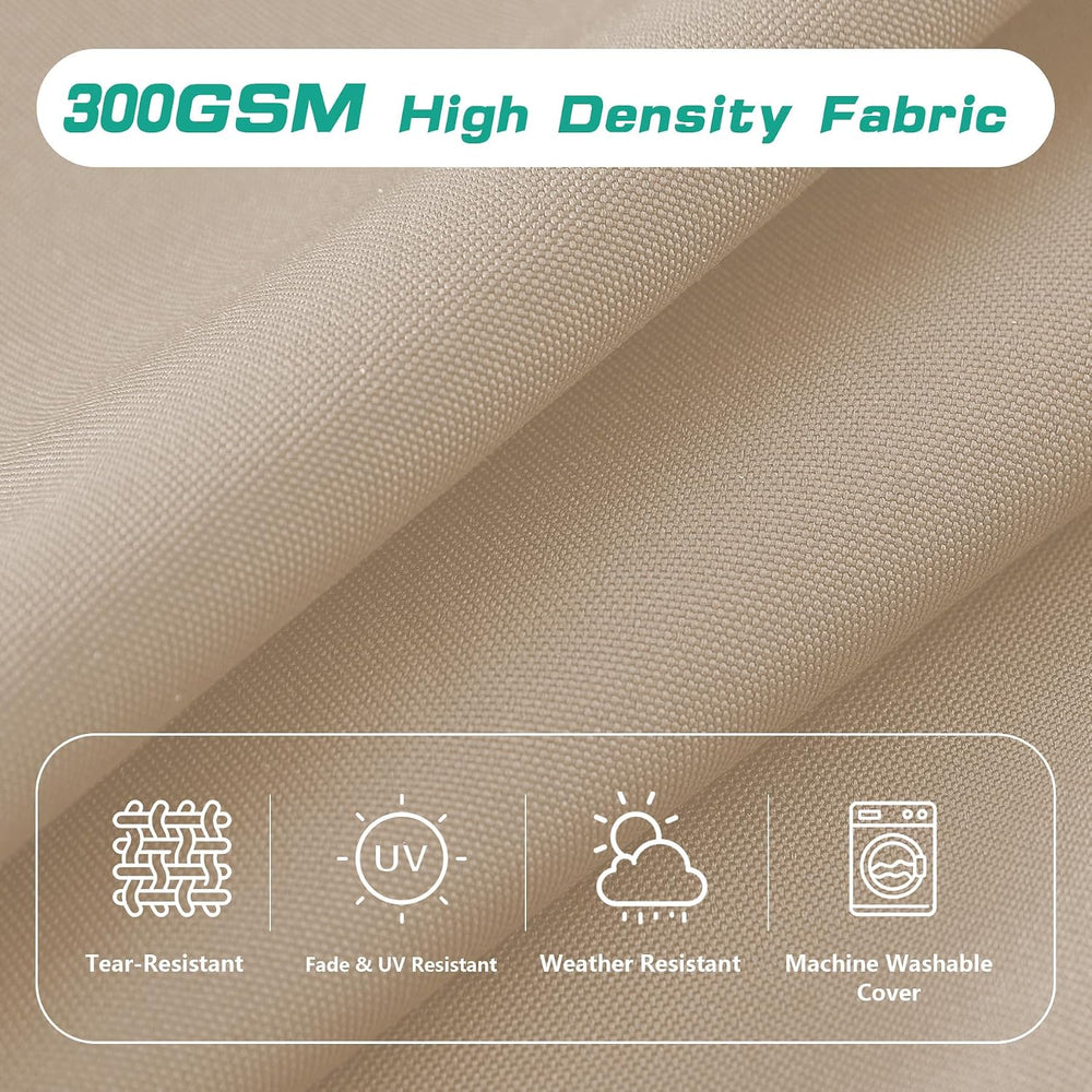 High Back Patio Chair Cushions, 21x20 Waterproof & Fade-Resistant Outdoor...