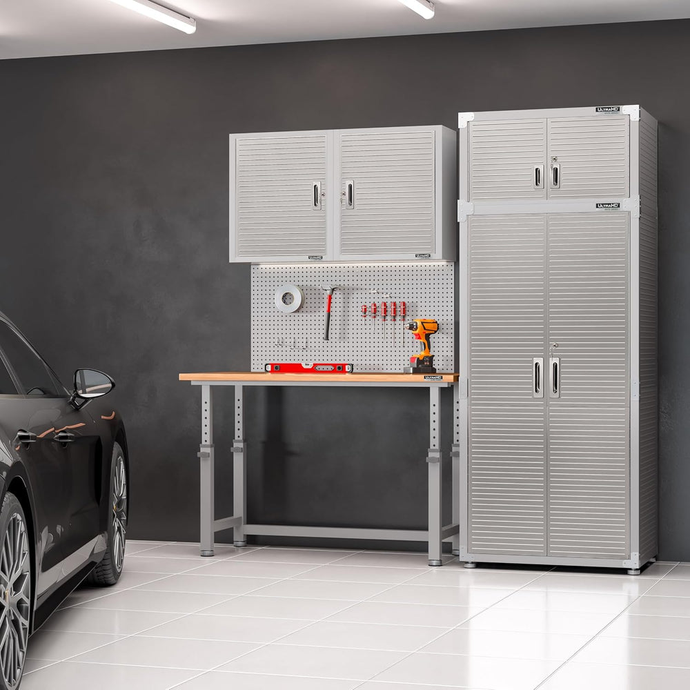 Seville Classics UltraHD Solid Steel Lockable Metal Storage Cabinet Locker Or...