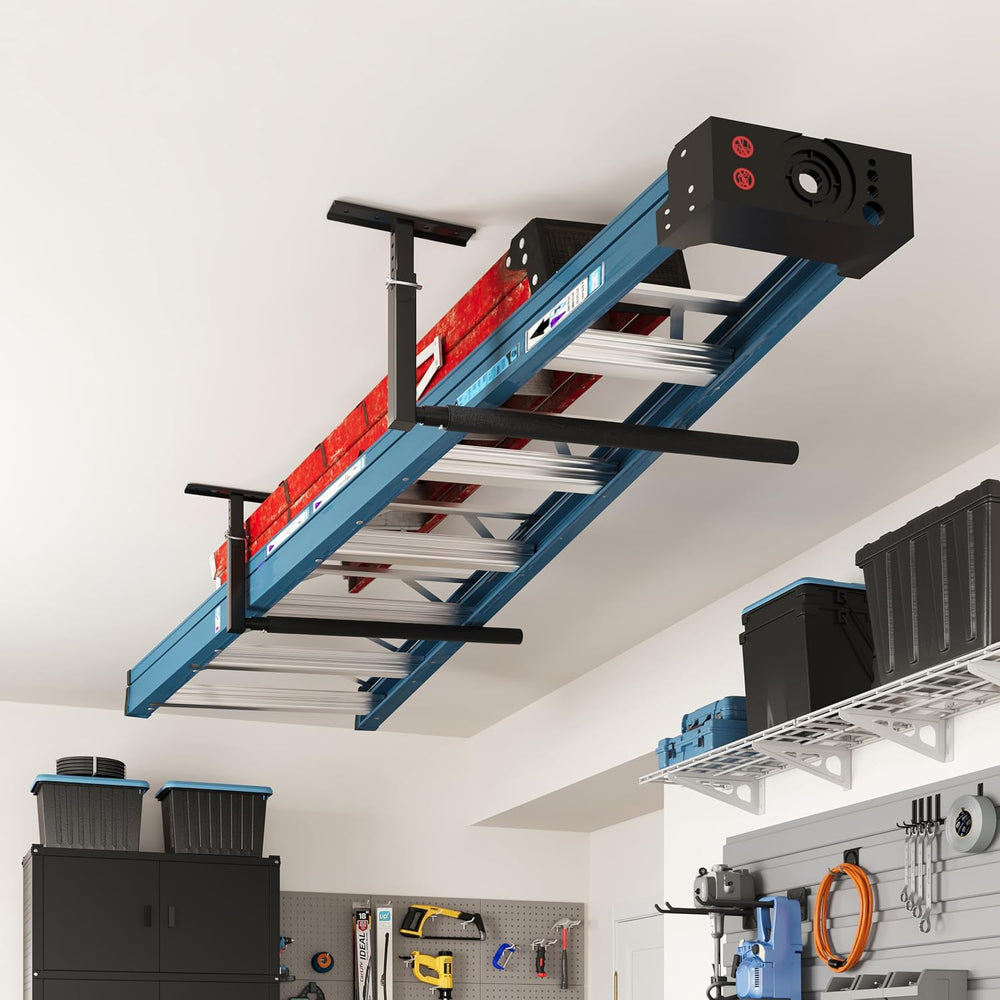 FLEXIMOUNTS Adjustable Overhead Ladder Rack, 35" Extended Arms