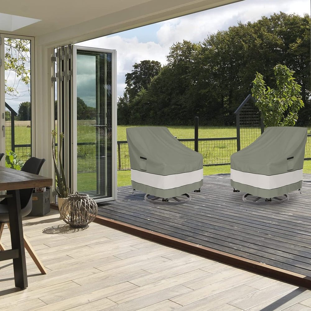Patio Chair Covers Waterproof Patio Furniture Covers,30W x 34D x 38 H Inches ...