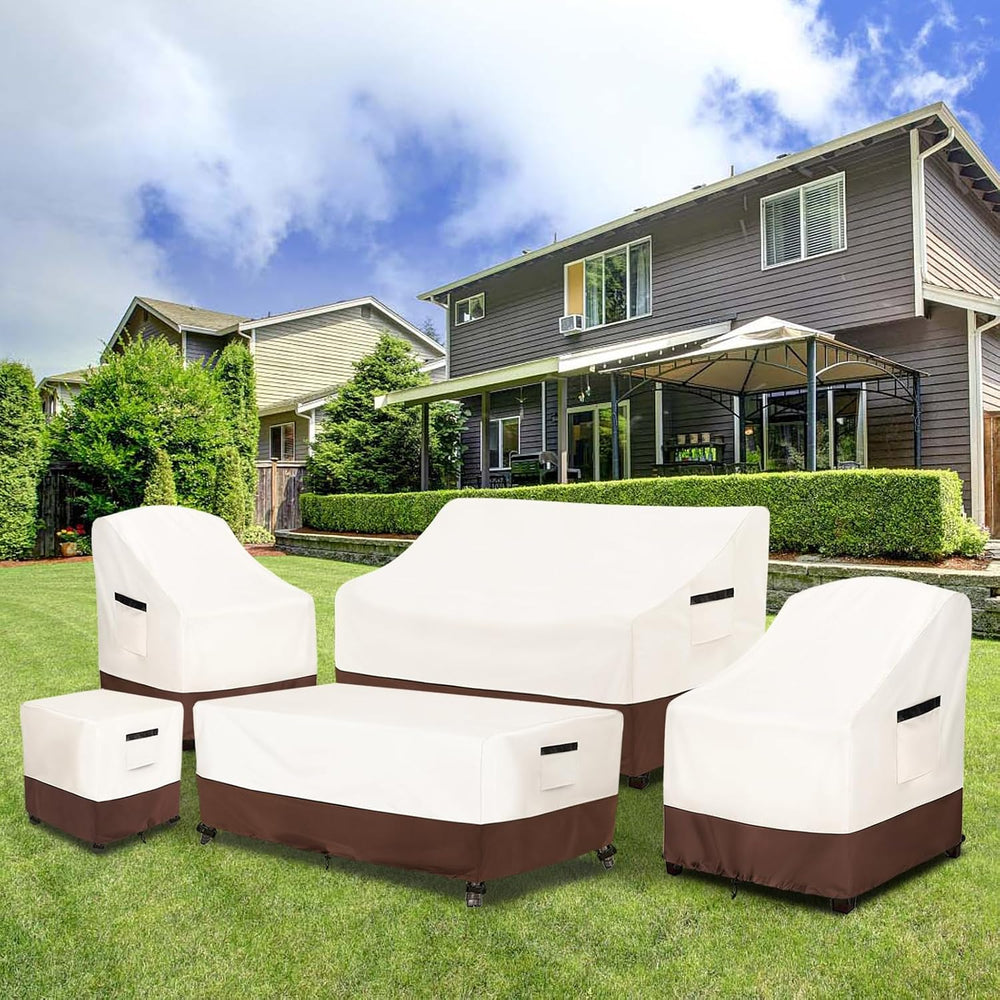 Patio Chair Covers 2 Pack - Waterproof Heavy Duty Patio Furniture Covers for ...