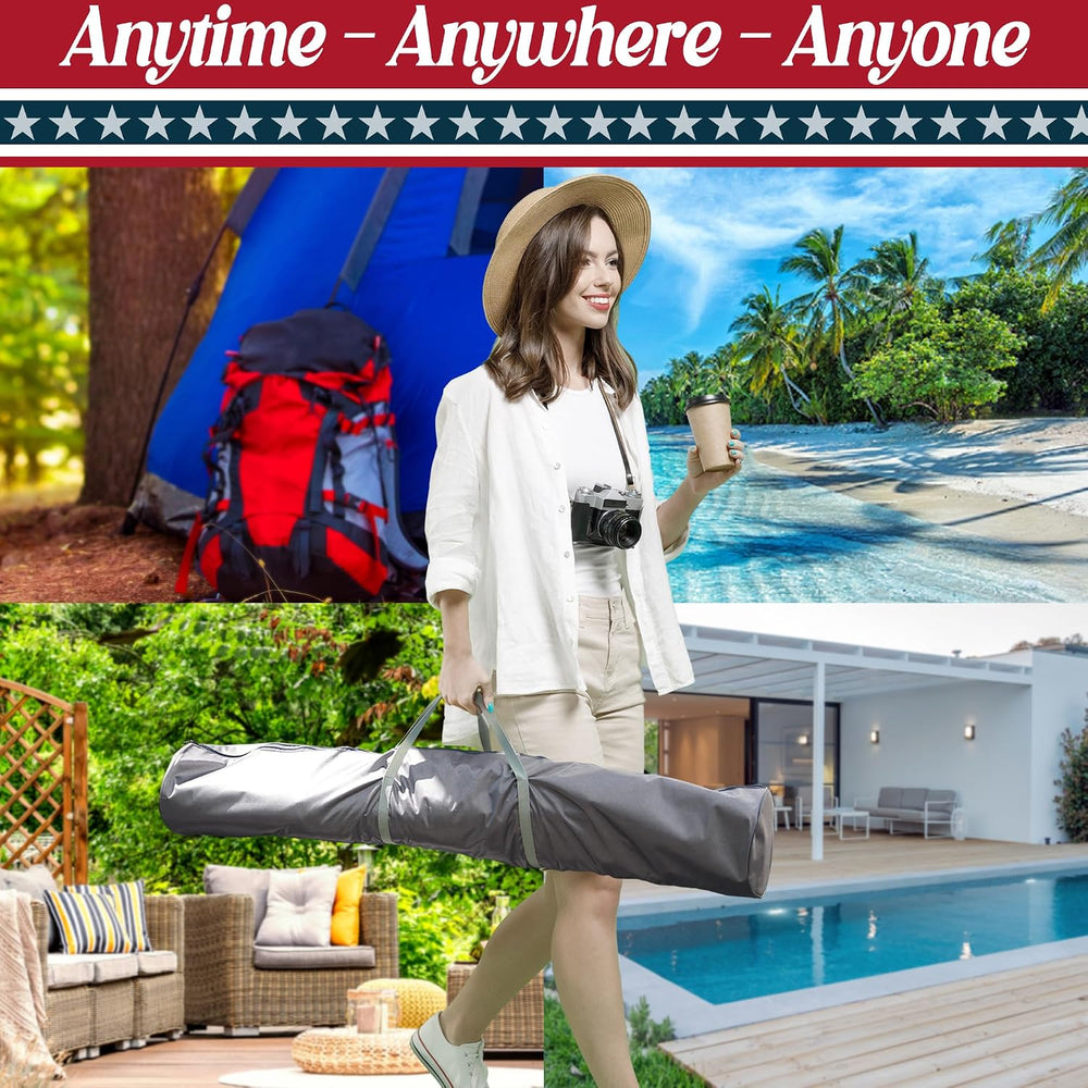 Tranquillo Uniki Hammocks, Instant 30s Foldable Hammock with Stand, Black