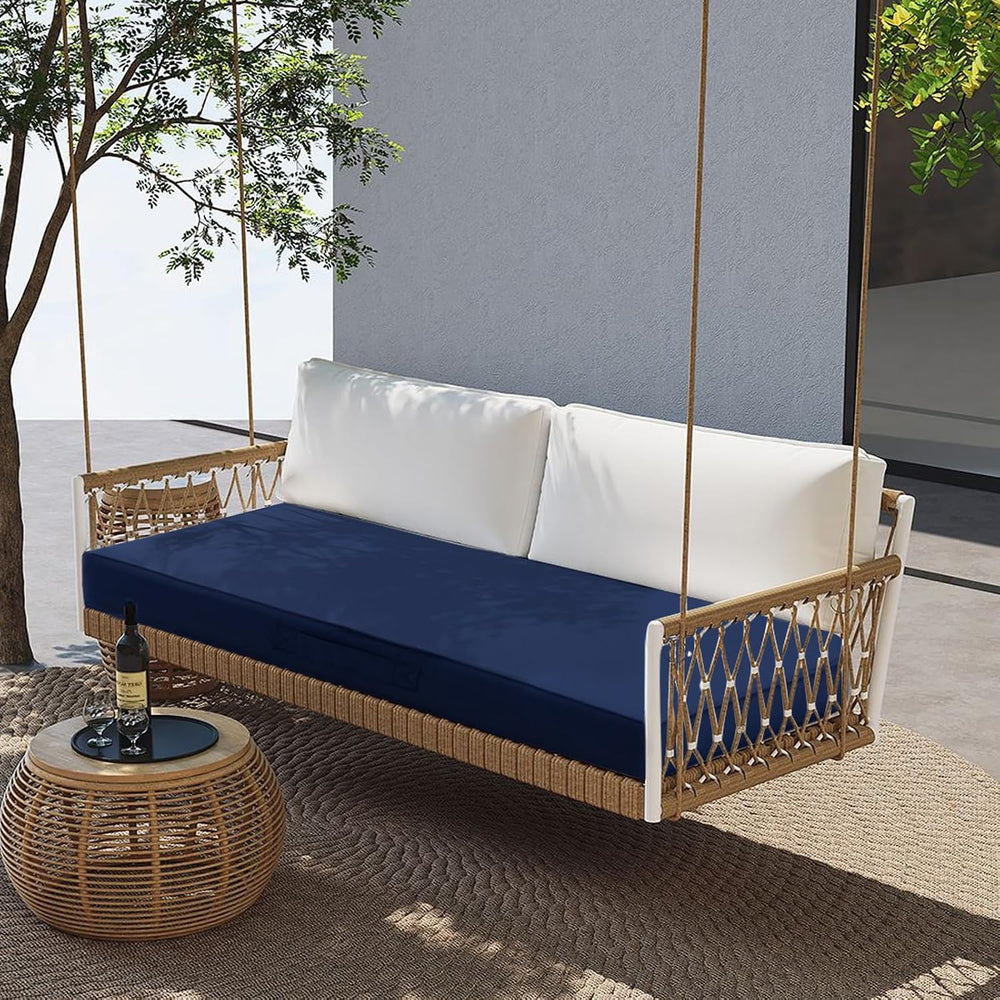 Outdoor Bench Cushion Waterproof with Memory Foam,Patio Bench Cushions for Ou...