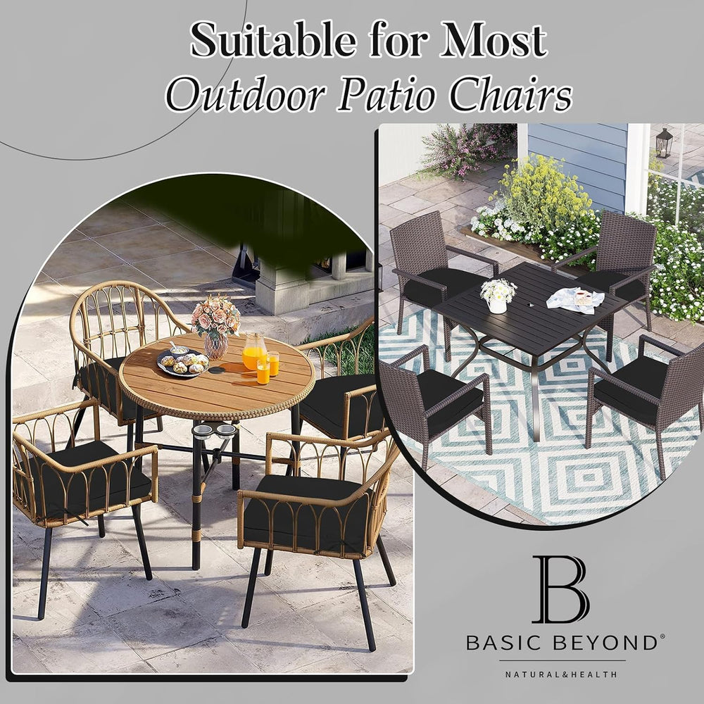 Basic Beyond Outdoor Cushions for Patio Furniture: Waterproof & UV Resist...