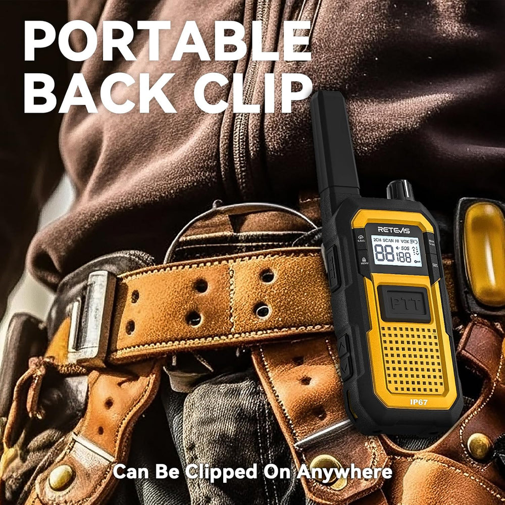 Retevis RB48 Walkie Talkies for Adults, Heavy Duty 2 Way Radios Long Range