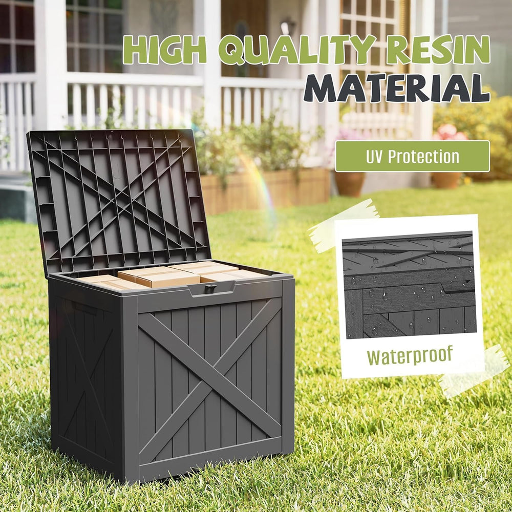 45 Gal Lockable Package Delivery Box Waterproof Outdoor Storage Box