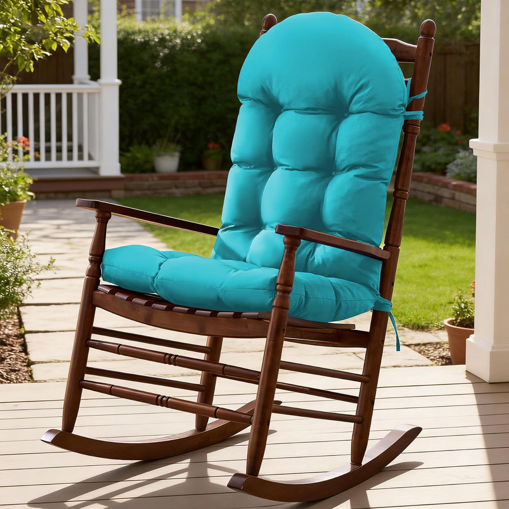 Rocking Chair Cushions, Indoor/Outdoor Adirondack Chair Cushion, Waterproof a...