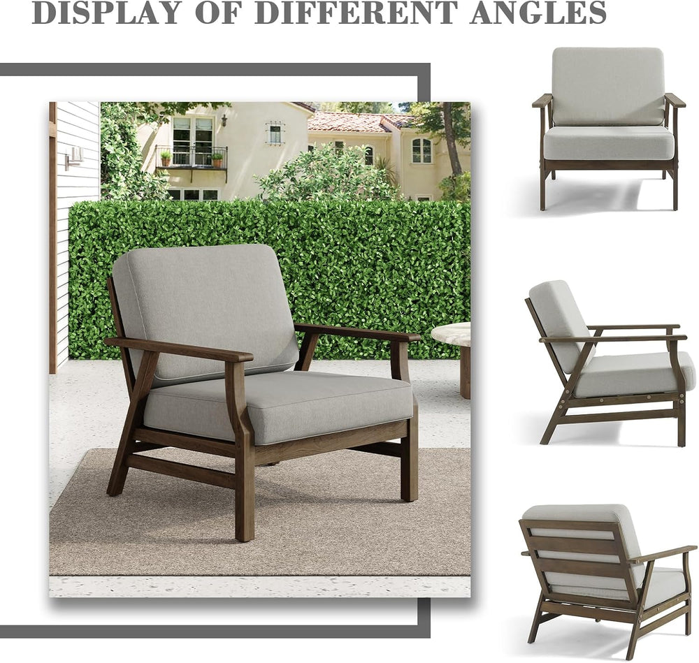 3 Piece Patio Bistro Set, Bistro Table and Chairs Set of 2