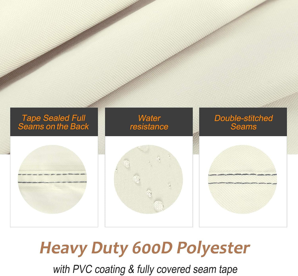 NettyPro Outdoor Patio Loveseat Sofa Cover Waterproof, 58"W x 37"D ...