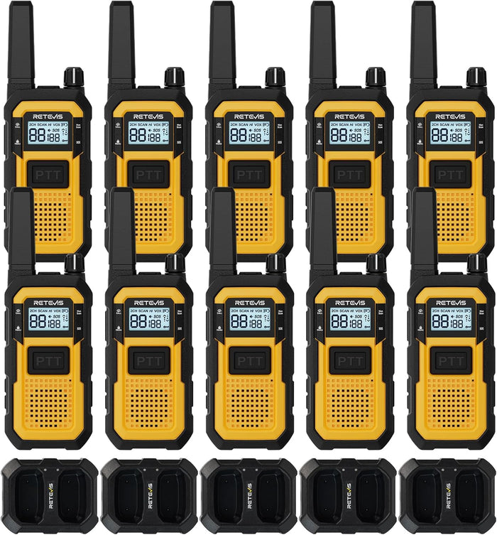 Retevis RB48 Heavy Duty Walkie Talkies for Adults,Long Range Two Way Radios