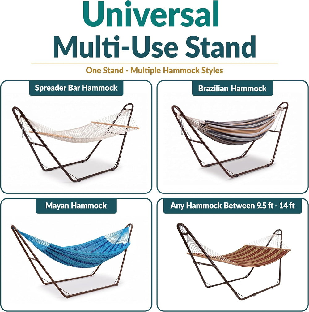 Sunnydaze Universal Heavy-Duty Hammock Stand for Outside, Chains Included